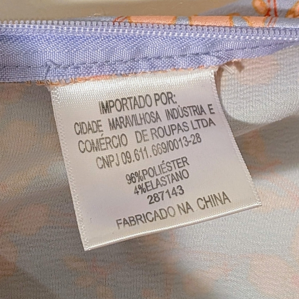 EUC Farm Rio S Heron Pattern Tie Waist Satin Harem Pants - Picture 8 of 8